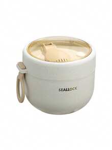 1 Set Recipiente para Avena Overnight con Tapa, Taza Portátil para Avena Overnight con Cuchara, Recipiente de Yogur a Prueba de Fugas de Plástico, Recipiente para Avena, Recipiente para Postres y Bocadillos, Ideal para Camping, Picnic, Playa, Vuelta al Colegio, Lonchera, Tazón de Desayuno Sellado de Plástico con Tapa para Almacenar Avena Overnight, Yogur y Leche - Multicolor - Ver 17