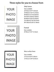 1幅可定制大幅帆布海报 - 个性化墙面艺术,适用于家居、婚礼、周年纪念、房间装饰,无框墙面艺术海报,客厅沙发背景墙,玄关走廊装饰,家居装饰,卧室装饰,浴室装饰,房间装饰,办公室装饰,学校装饰,艺术礼品,PVC硬管包装 - 彩色 - 查看 3