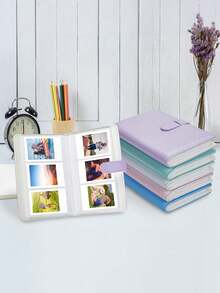 1Pc 108-Pocket Mini Album Suitable For 2 * 3-Inch Popular Photo Cards, Wallet Album Multifunctional - Multicolor - View 2