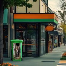 1张驴子偷看垃圾桶贴纸 - 逼真微笑的驴脸PVC防水亮面，农场动物门/垃圾桶贴纸，适用于室内/室外（冰箱、围栏） - 易撕易贴（1张） - 驴子，2D平面 - 彩色 - 查看 6