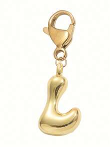 1Pc Lucky Keychain, Letters A-Z Pendant, Shiny Alloy Bag And Backpack Pendant, Perfect Gift For Birthdays And Special Occasions Keychain Ring Bag Backpack Pendant Car Pendant Gift For Women And Men, Wallet And Handbag Additions, Bag Pendant, Wallet Pendant, Lady Keychain Valentine's Day Gifts For Women: Car Keychains - Multicolor - View 29