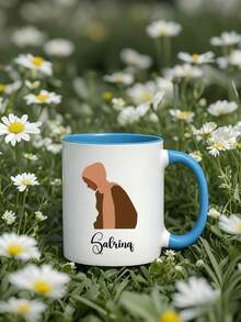 1pc Customized Photo Mug, Personalized Design Mug, Customized Text Mug, Personalized Coffee Cup, Custom Family Mug, Corporate Coffee Mug, Business Mug, Homemade Mug, Customized Coffee Cup, Mother's Day Gift, Father's Day Gift, Anniversary Gift, Valentine's Day Gift, Birthday Gift, Wedding Gift, Gift For Best Friend, Gift For Parents, Gift For Girlfriend, Christmas Gift - Multicolor - View 5