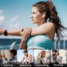 无线耳塞，蓝牙耳机，无线耳麦 - 立体声降噪，蓝牙5.3，高清音频，超长续航，音乐、健身、旅行的理想之选，兼容智能设备 - S32 - 查看 5