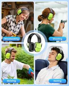 Link Dream Ear Protection Ear Muffs Noise Reduction SNR 35dB Hearing Protection Kids Adult Shooting Gun Range Mowing - ColorG - View 7