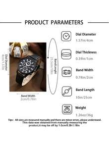 4pcs Romantic Couple Watch Set - Men's & Women's Watches + Wallet, Perfect Gift For Him On Valentine's Day, Birthday, Thanksgiving, Etc. - Multicolor - View 7