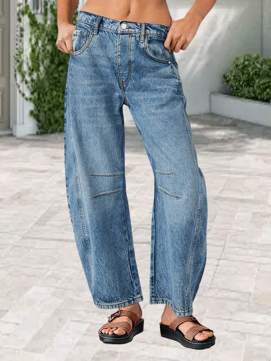 Women Pants - Màu xanh lam - Xem 1