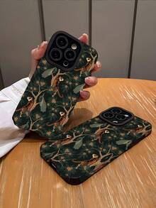 1 chiếc ốp lưng điện thoại bằng da mềm chống rơi, họa tiết da báo hồng cổ điển, thích hợp sử dụng hàng ngày/lễ hội/mùa xuân/hè/thu/đông, thời trang cho giới trẻ/phụ nữ/nhân viên văn phòng/thanh thiếu niên, tương thích với iPhone 11/12/13/14/15/16/16 Plus/16 Pro/16 Pro Max/17/17 Air/17 Pro/17 Pro Max - Nhiều màu - Xem 2