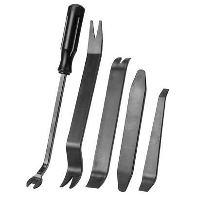 Bộ dụng cụ tháo lắp nội thất ô tô chuyên nghiệp 4/5 món - Được làm từ thanh nạy bằng nhựa chống trầy xước, thích hợp cho các tấm cửa, kẹp và ốc vít.