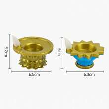 Lámpara de vela LED Simulación Deepavali Vela decorativa pequeña Decoración flotante Lámpara de aceite flotante en agua Luz deé LED - Azul - Ver 7