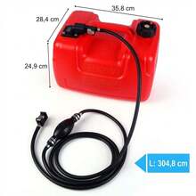 Marine Shower Pump And Oil Tank - Red - View 3