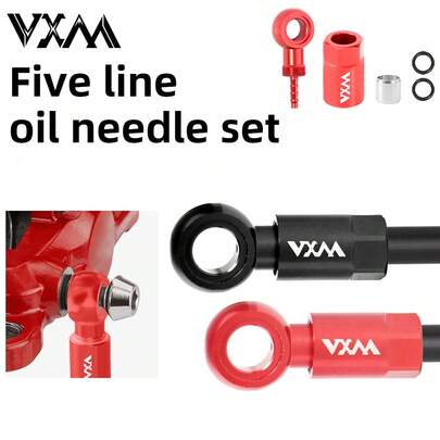  VXM Bicycle Hydraulic Brake Hose Adapter Fitting, Suitable For SLX/XT/XTR Brake Hose Repair