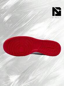 Nike Dunk Low St. Johns (2025) – Men's Lifestyle Sneakers – Shoes For Man-Vintage-Spring & Summer-Inspired Running Shoes, Shock-Absorbing Comfort, Gym To Streetwear Casual Wear-Easter Gift–HF5441 104 - 白/University Red-White - 查看 5