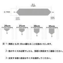 オシャレ テーブルランナー 麻綿製 30*180cm 可愛い ボヘミア風 食卓カバー エレガントな花柄 モダン タッセル リビング 寝室 キッチン ダイニング ホームデコレーション 人気 洗濯可能 お手入れ簡単 - 30*220cm - チェックする 6