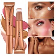 1pc Multi-Functional Liquid Contour & Highlighter Stick, Face Brightening Highlighter, Contouring Liquid, Shading Liquid, Sculpting & Collarbone Highlighting, Suitable For Daily, Festival, Stage Makeup - Nhiều màu - Xem 2