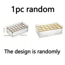 Caja de almacenamiento de lápices labiales de 18 ranuras, organizador de exhibición transparente para brillo de labios, bálsamo labial, estante minimalista para lápices labiales, bolsa de maquillaje, esencial de viaje - Multicolor - Ver 10