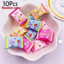 Assorted Candy Shaped Resin Decorations, Suitable For Scrapbooking, DIY Crafts And Phone Decoration, Food & Beverage Theme - Colorful Sweet Convex Gems, Can Be Used For Creative Projects - Randomly Mix Colors - View 23