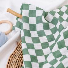 1条超柔软婴儿棉纱布襁褓毯，睡眠及旅行适用 - 彩色 - 查看 3