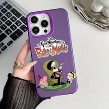 Funda de Teléfono de Aventura de Horror de Billy y Mandy para  17/16e/16/15/14/13/12/11 Mini/Pro/Max/Air/X/XR/XSMAX/8/7 Plus, Cubierta Trasera Mate a Prueba de Golpes, Uso Diario, Funda Protectora a Prueba de Golpes, Funda de Cultura Popular, Carcasa Ligera, Diseño Impreso en UV, Funda Protectora Ultrafina, Usuarios de , Usuarios Casuales - Colores mixtos - Ver 5