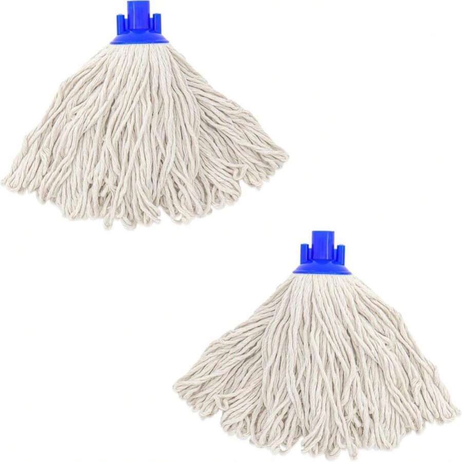 Cotton String Screw On Mop Replacement Head Compatible With All Standard US Threading Pole (Acme 3\/4 Inch Thread) - 2 PCS - ColorB - 查看 1