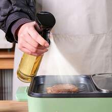 1pc 200ml Olive Oil Spray Bottle, Leak-Proof, Suitable For Kitchen, Grilling, Frying Pan And Outdoor Camping - Multicolor - View 7