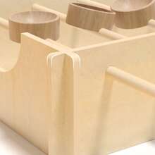 Rotating Rolling Ball Tabletop Game, Hand Eye Coordination Training, Children's Puzzle Toys, Homemade Assembly, Spinning Game, Shaking Rolling Ball, Male And Female Competitive Puzzle Area, Tabletop Balance, Wooden Toys, Moving Hands, Brain Focus Exercise, Hand Eye Coordination Toys, Tabletop Interactive Toys, Gifts - Multicolor - View 6