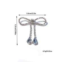 1 Summer Wedding Stylish Shiny Alloy Bow Brooch