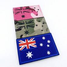 Australian Flag Camo Patch - IR Reflective Tactical Badge With Hook & Loop Fastener For Vests, Hats, Backpacks & Jackets - Multicolor - View 4