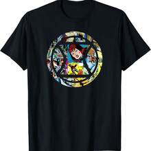 Retro Comic Book Filled Spy Icon T-Shirt - 黃色 - 查看 1