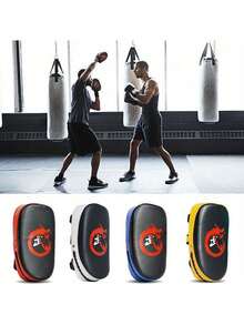 Curved Muay Thai Pad Kicking Shield Training Equipment Kick Muay Thai Pad Kickboxing Strike Coaching Martial Arts(Only 1pc) - Multicolor - View 8