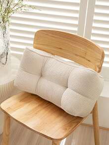 Office Seats, Lumbar Support 1PC Cushions, Simple And Long-Lasting Waist Protection Tools, Lumbar Pillow Backrests, Nap Pillows, Backrest Cushions, New Models - Beige - View 10