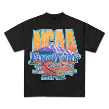 NCAA Final Four Seattle 1995 Vintage Graphic T-Shirt Collection _ Basketball Streetwear Y2K _ Premium Quality Shirt - màu đen - Xem 1