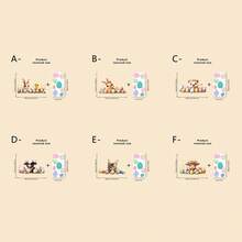 1/6 Stücke Oster Fensteraufkleber, süße Hasen, Hochlandrinder und Küken mit bunten Eiern, beidseitig statische Anti-Kollisions-Glasaufkleber, abnehmbare wasserfeste Aufkleber für Frühlings-Feiertagsdekoration Zuhause. - Verschiedenfarbig - Übersicht 16