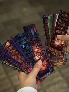 30 piezas Marcapáginas de fantasmas de biblioteca leyendo, fantasmas personalizados, creativos, para marcar páginas de libros, regalos no repetitivos - Multicolor - Ver 5