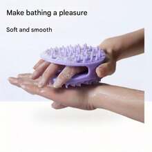 1-10个装旋风双面硅胶沐浴刷，家用洗发沐浴刷，清洁必备品 - 彩色 - 查看 10