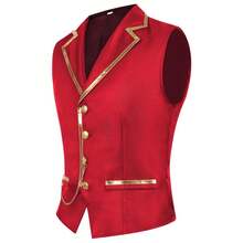 Men Cosplay Clothing - Red - View 2