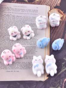 10件装企鹅树脂吊坠耳环项链配件DIY首饰配件 - 彩色 - 查看 14