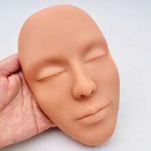 Silicone Tattoo Model, Piercing Practice Simulation Body Part Display, Silicone Ear, Nose And Mouth Models, Flexible Left And Right Fake Ear Piercing Practice Model, Silicone Body Part