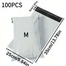 100pcs/Set New White Thick Mailing Bags, Self-Adhesive Express Packing Bags, Suitable For Shipping, Mailing, And Commercial Packaging - White - View 17