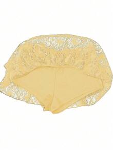 Chân váy xếp ly nhiều lớp, cạp thấp, ren, kiểu dáng dễ thương dành cho nữ, thích hợp cho các bữa tiệc, mua sắm và các buổi tụ họp mùa hè. - Màu vàng - Xem 9