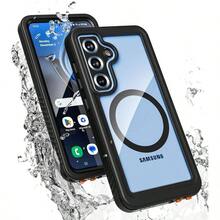 Waterproof Case Designed S25 IP68 Full Body Protective Phone Case with Screen Protector Built - in Black - transparente - Ver 5