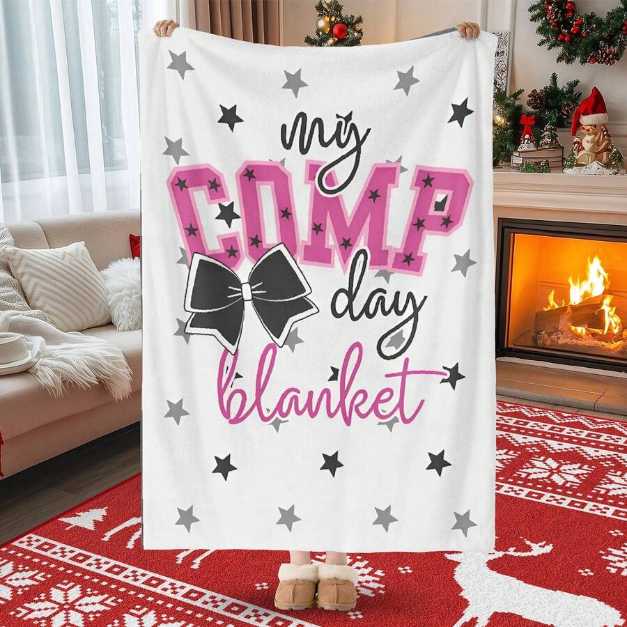 My Comp Day Blanket Cartoon Soft Cozy Multipurpose Throw Warm Plush Fleece Lightweight Sofa Bed Blanket Gift For Home Office Travel - 彩色 - 查看 1