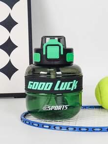 1pc 600ml/26oz Gradient Colorful Tumbler Cup, Gradient Grenade-Shaped Water Bottle With Handle Strap, Durable And Portable For Outdoor Sports, Running, Fitness, Swimming, Camping, Suitable For Various Festivals And As A Gift - Multicolor - View 18