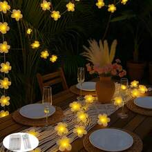 GCTECHING 1个向日葵灯笼串灯，LED蛋形花朵室内装饰灯，简约卧室装饰，室内客厅派对日常节日装饰，情人节礼物（电池供电 - 不含电池） - 墨花燈串 - 查看 6