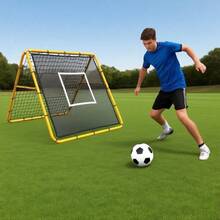 CuisinSmart Soccer Rebounder Net,6x4 FT Adjustable Soccer Rebounder Net,Iron Frame,Heavy Duty Football Training Equipment For Backyard & Field, Rust Resistant, Easy Assembly - Black - View 8