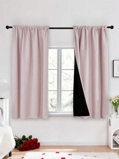 1 件装 100% 现代遮光窗帘，防水、隔热、防紫外线，适用于豪华客厅、卧室家居装饰、节日装饰