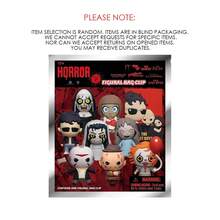 Warner Bros 1PC WB Officially Licensed Horror 3D Bag Clip Blind Bag Random One Jason Character Statue Desktop Character Selection Cute Playful PVC Material 3D Design Hanging Ornament Decoration Backpack Pendant Mystery Bag Clip Surprise Bag Everyday Styling School Gift Birthday Surprise Gift - Burgundy - View 6
