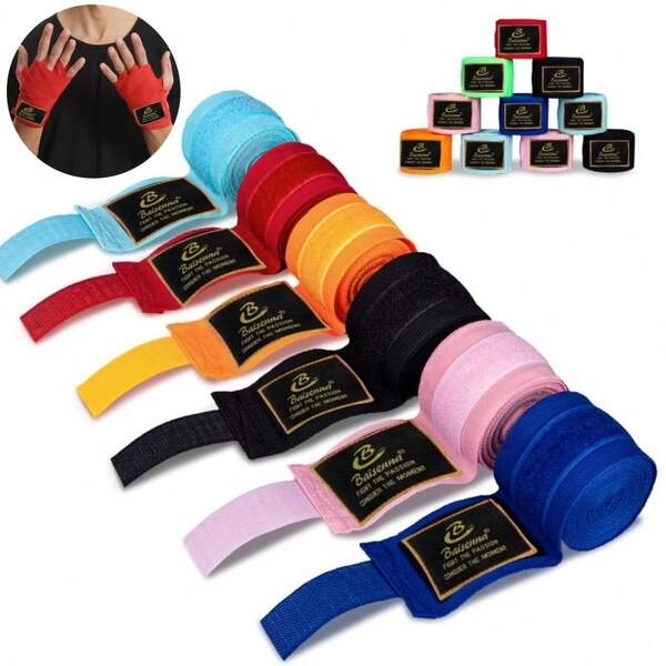 1 Pair Boxing Hand Wraps, Sports Hand Bandages, MMA Boxing Hand Wraps For Men & Women, Suitable For Martial Arts, Boxing, MMA, Taekwondo, Muay Thai