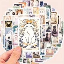 78 Cat Tarot Cards Waterproof Graffiti Stickers Can Decorate Computers, Mobile Phones, Laptops, Water Bottles, Helmets, Guitars, Suitcases - Nhiều màu - Xem 2