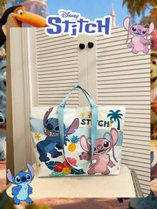 Disney Licensed Official 1 Pc Officially Licensed Stitch Pattern Wacky Shopping Bag Candy Pouch / Coin Purse / Book Bag Mischievous Stitch Large Capacity Tote Bag High-Capacity Foldable Tote Bag Drawstring Shoulder Bag Lightweight Handbag Official Licensed - Multiple Models To Choose FromVerifiable For Lady/Teen Perfect For Valentine's Day/Daily/Shopping/ - DHF52008-sT - View 11