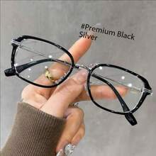 新款猫眼超轻老年眼镜高清染色高端阅读眼镜，时尚中老年女性适用 - A - 查看 32